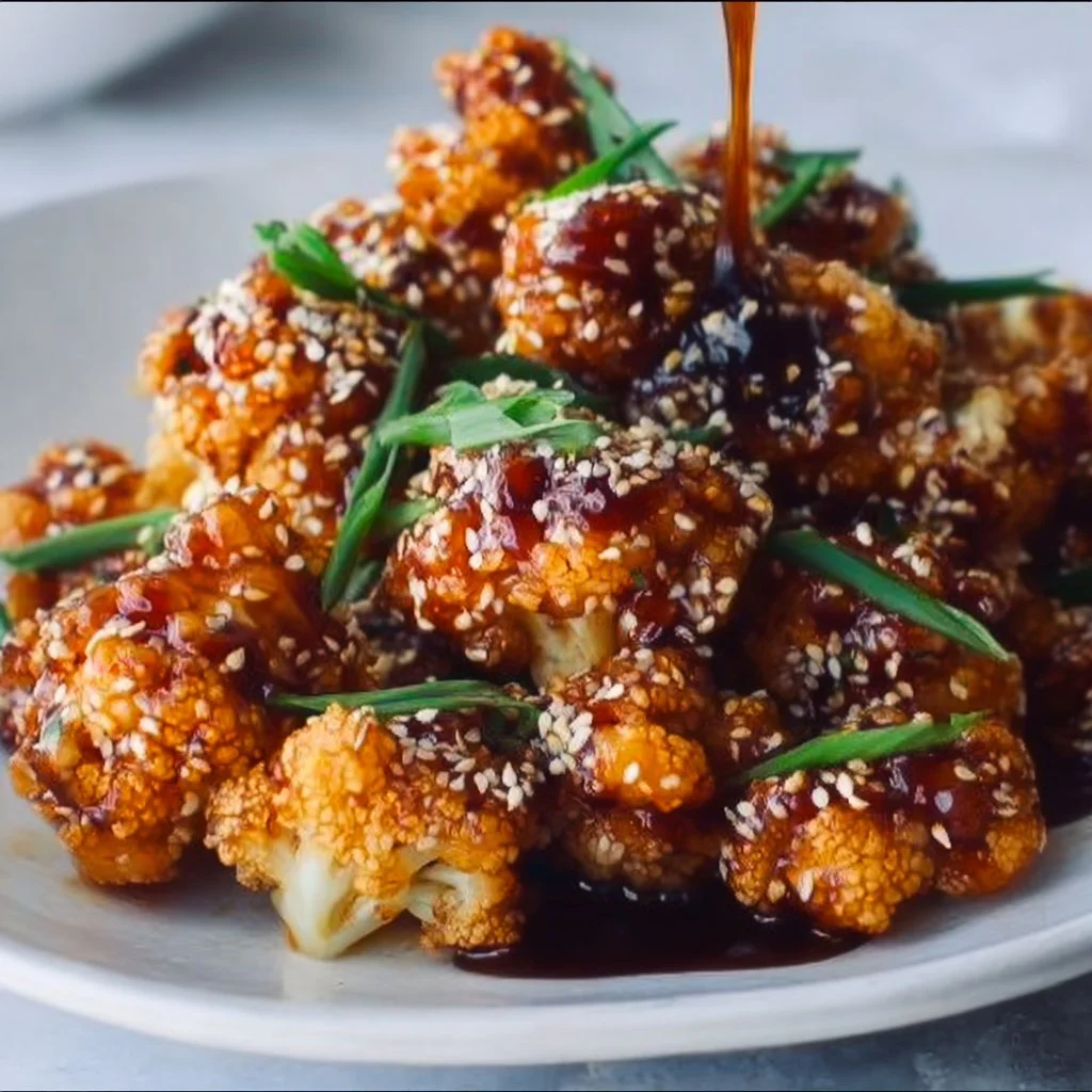Sticky Sesame Cauliflower 4 Sticky Sesame Cauliflower
