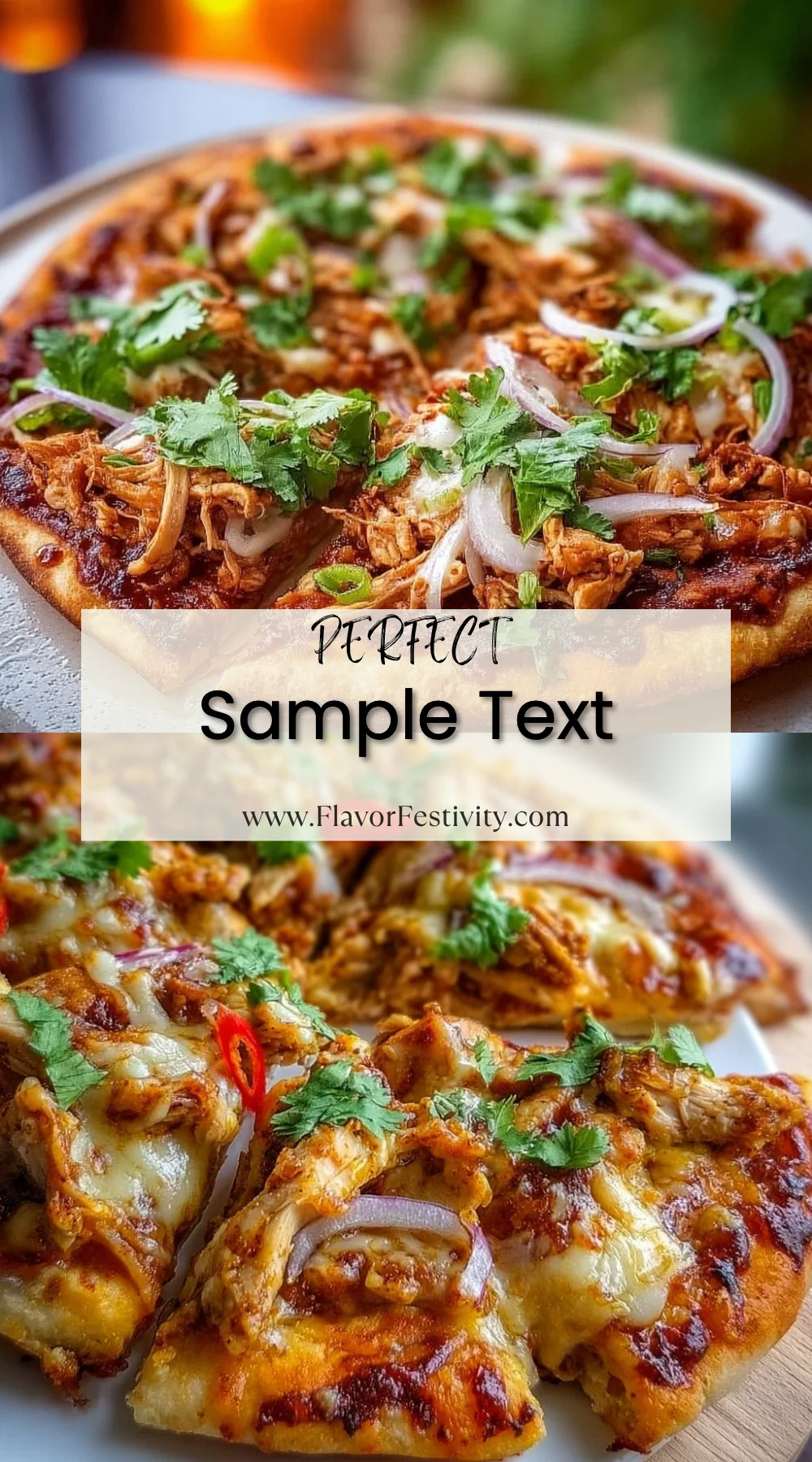 Thai Chicken Pizza 6 Thai Chicken Pizza