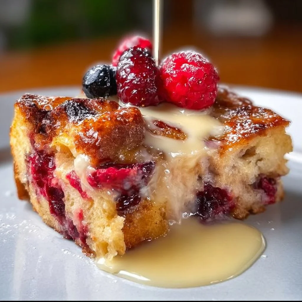 Very Berry Bread Pudding 5 Very Berry Bread Pudding
