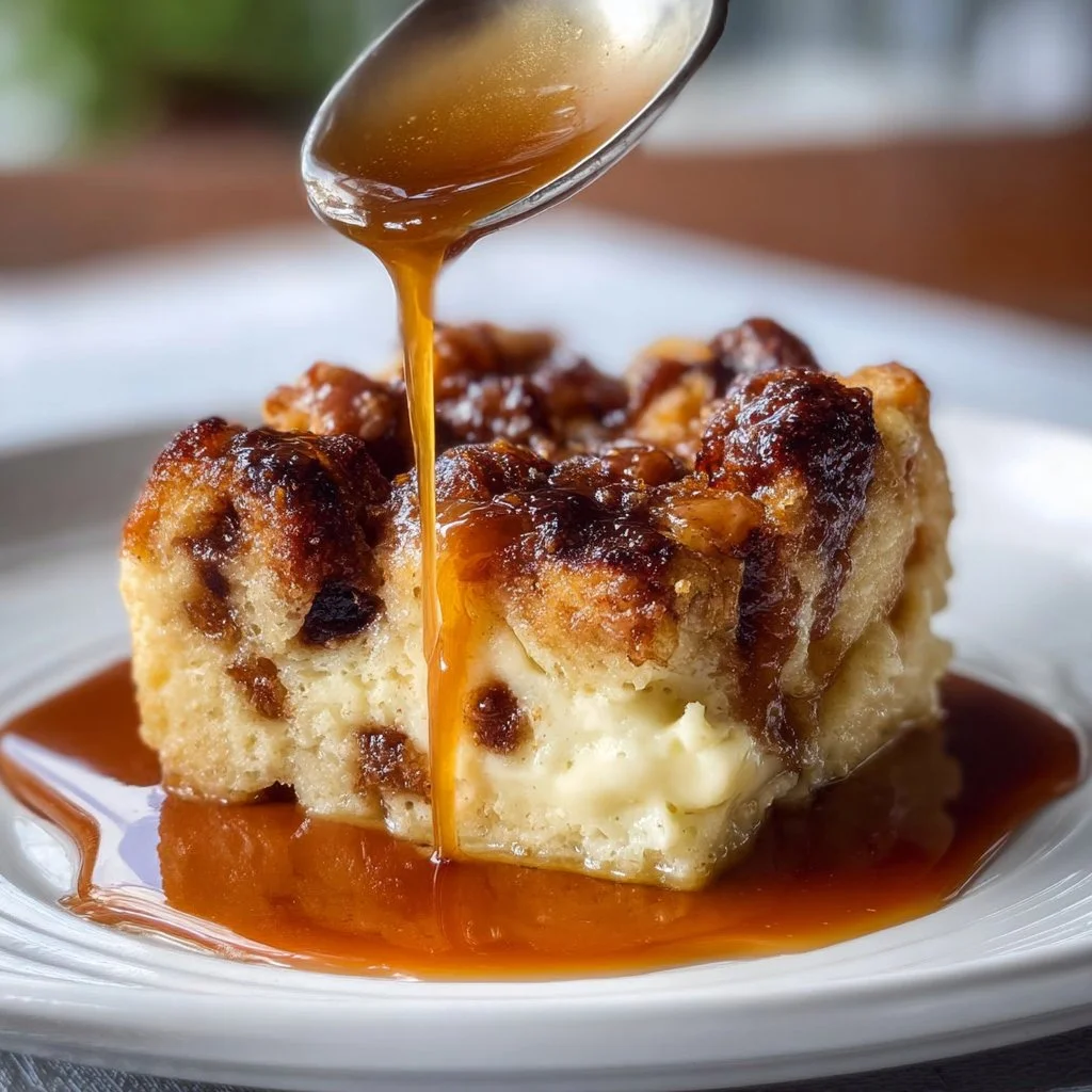 Warm Caramel Bread Pudding 4 Warm Caramel Bread Pudding