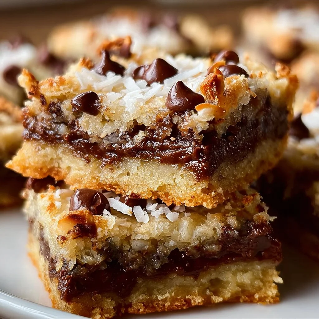 Almond Joy Cookie Bars 4 Almond Joy Cookie Bars