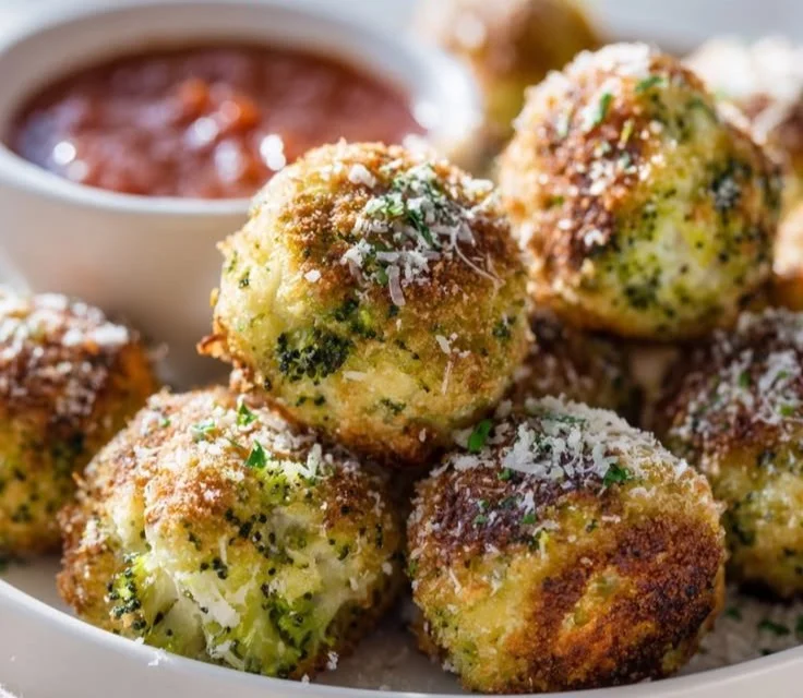 Baked Broccoli Cheese Balls 4 Baked Broccoli Cheese Balls
