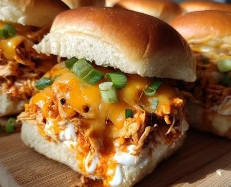 Buffalo Chicken Sliders 4 Buffalo Chicken Sliders