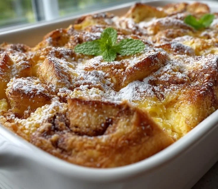Cinnamon Roll French Toast Casserole 4 Cinnamon Roll French Toast Casserole