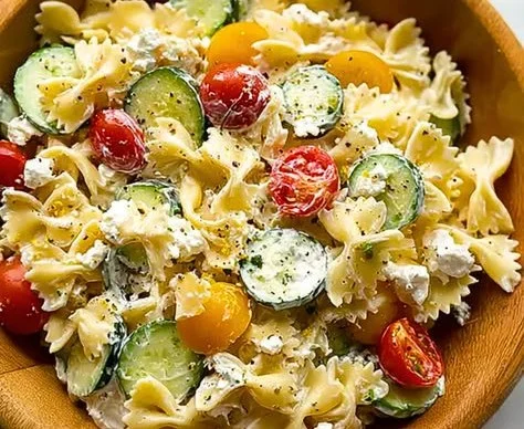 Cottage Cheese Pasta Salad 4 Cottage Cheese Pasta Salad
