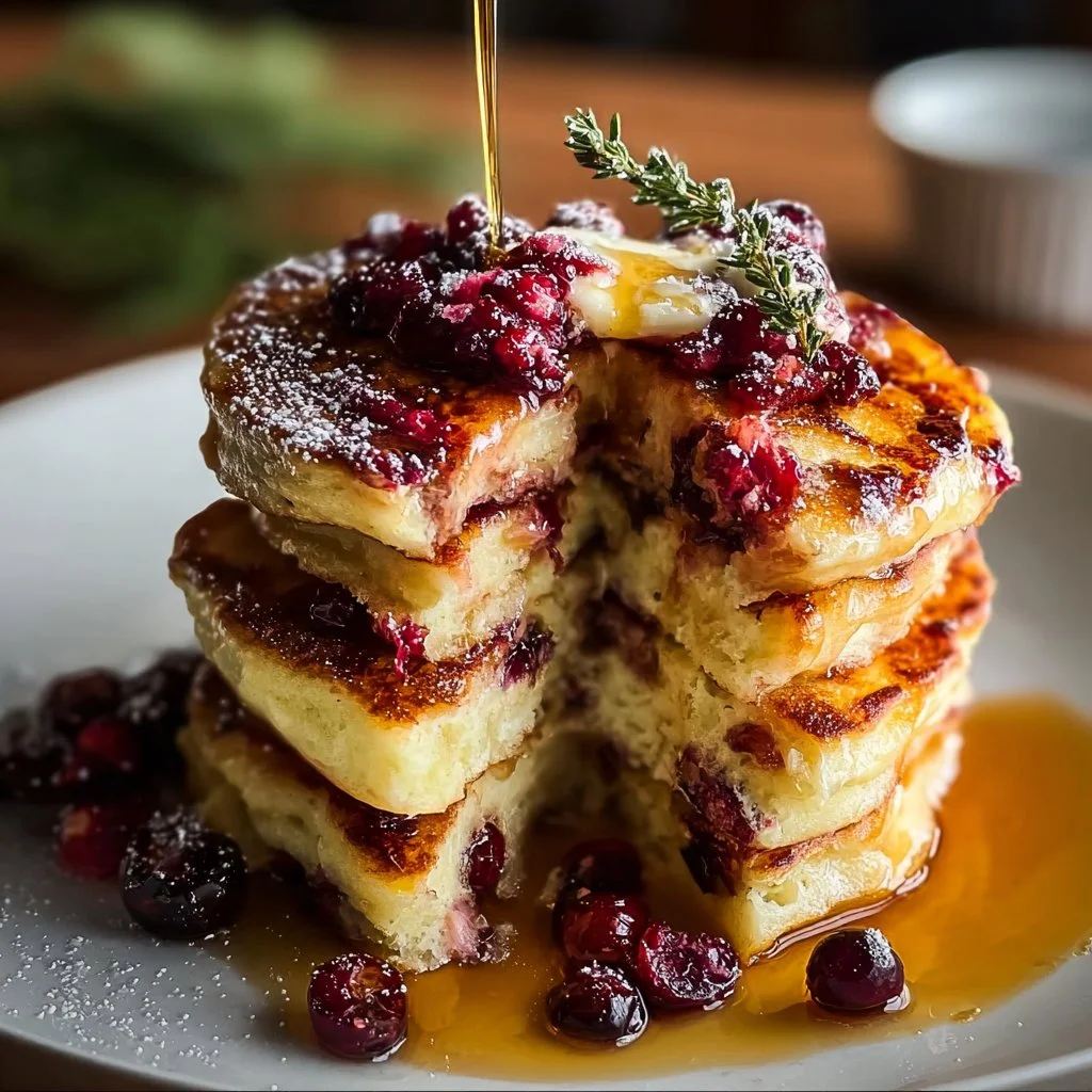 Cranberry Orange Ricotta Pancakes 4 Cranberry Orange Ricotta Pancakes
