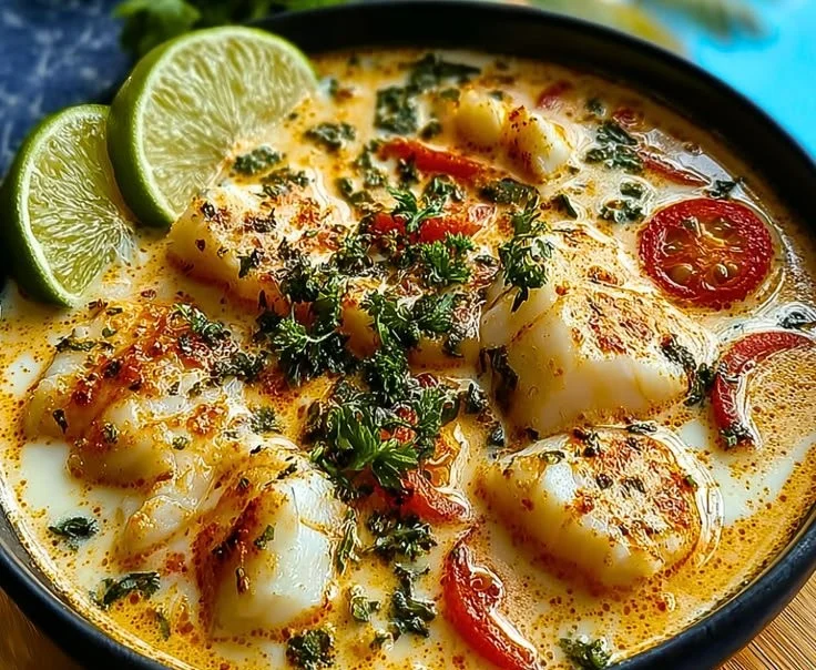 Creamy Coconut White Fish Stew 4 Creamy Coconut White Fish Stew