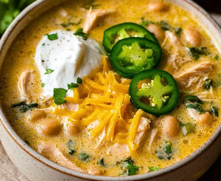 Creamy White Chicken Chili 4 Creamy White Chicken Chili