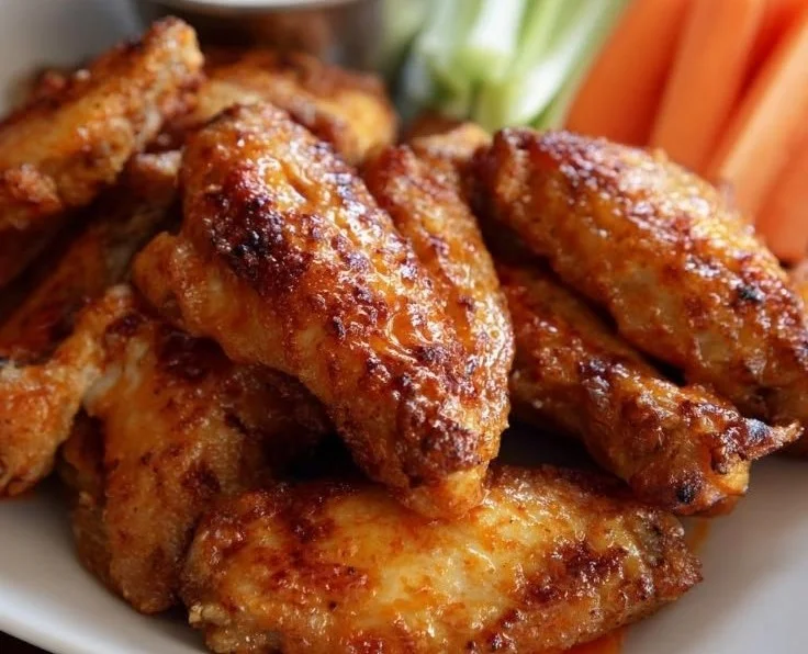 Crispy Buffalo Chicken Wings 4 Crispy Buffalo Chicken Wings