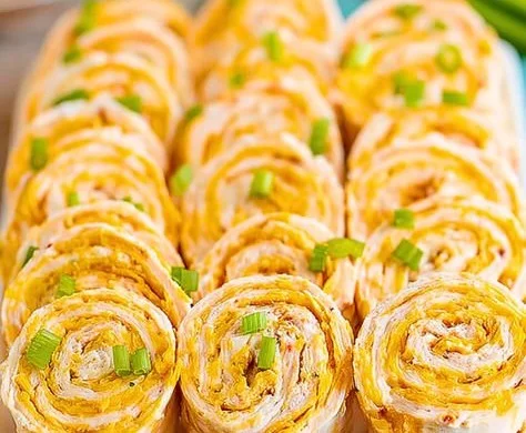Easy Buffalo Chicken Pinwheels 4 Easy Buffalo Chicken Pinwheels