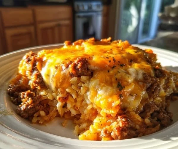 French Onion Beef Rice Casserole 4 French Onion Beef Rice Casserole
