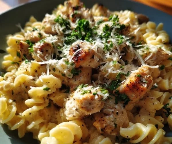 Garlic Parmesan Chicken Rotini 4 Garlic Parmesan Chicken Rotini