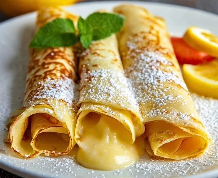 Homemade Lemon Crepes 4 Homemade Lemon Crepes