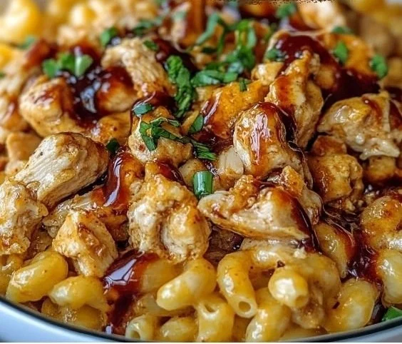 Honey Bbq Chicken Mac And Cheese 4 Honey BBQ Chicken Mac and Cheese