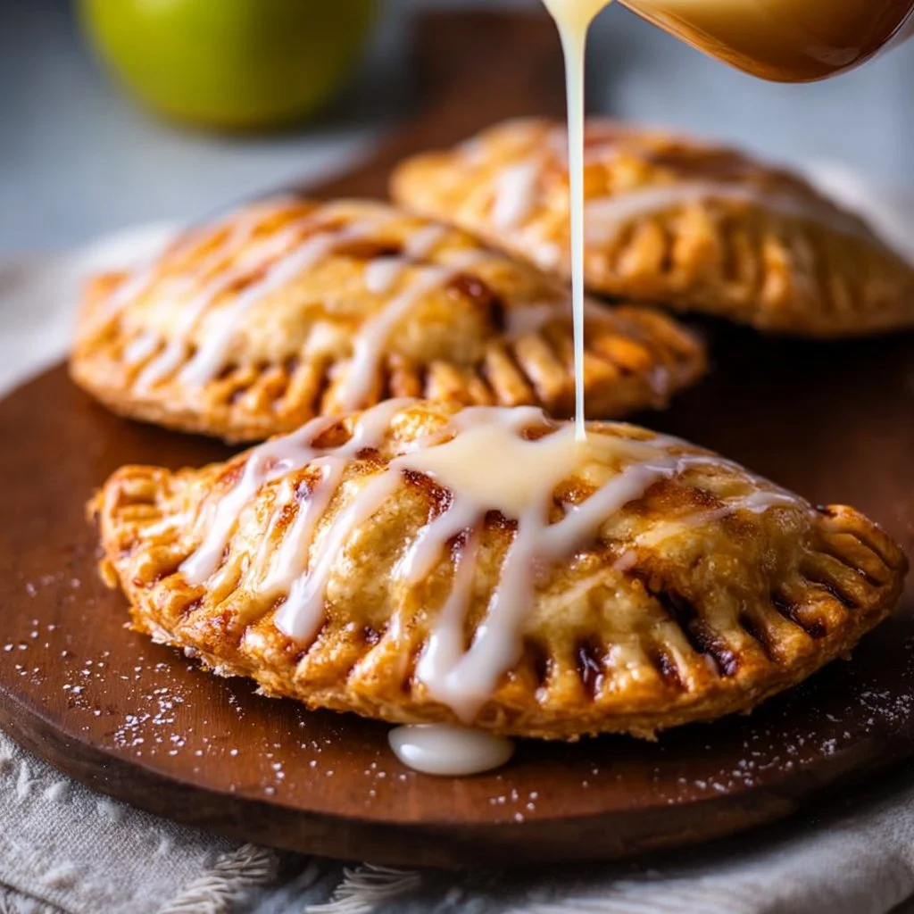 Individual Apple Hand Pies With Glaze 4 Individual Apple Hand Pies with Glaze