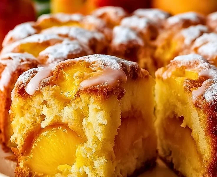 Irresistible Summer Peach Cake 4 Irresistible Summer Peach Cake