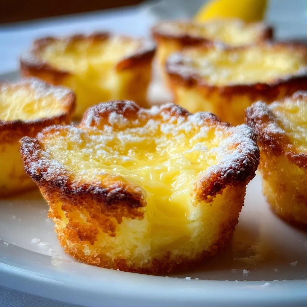 Mini Baby Lemon Impossible Pies 4 Mini Baby Lemon Impossible Pies