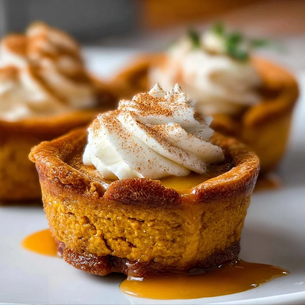 Mini Pumpkin Pies 4 Mini Pumpkin Pies