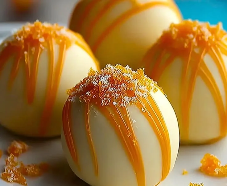 Orange Creamsicle Truffles 4 Orange Creamsicle Truffles