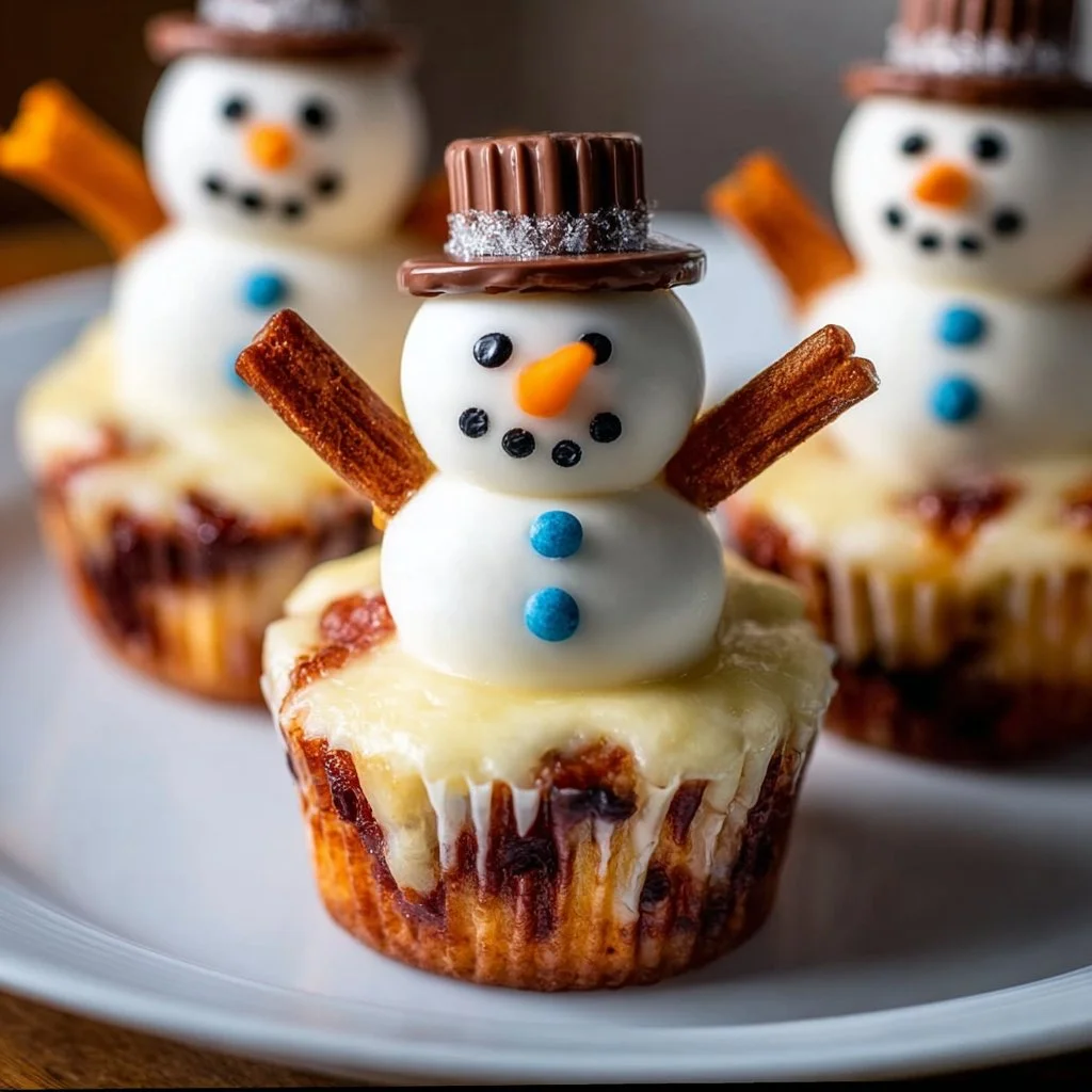 Snowman Cupcakes: A Whimsical Delight! 4 Snowman Cupcakes: A Whimsical Delight!