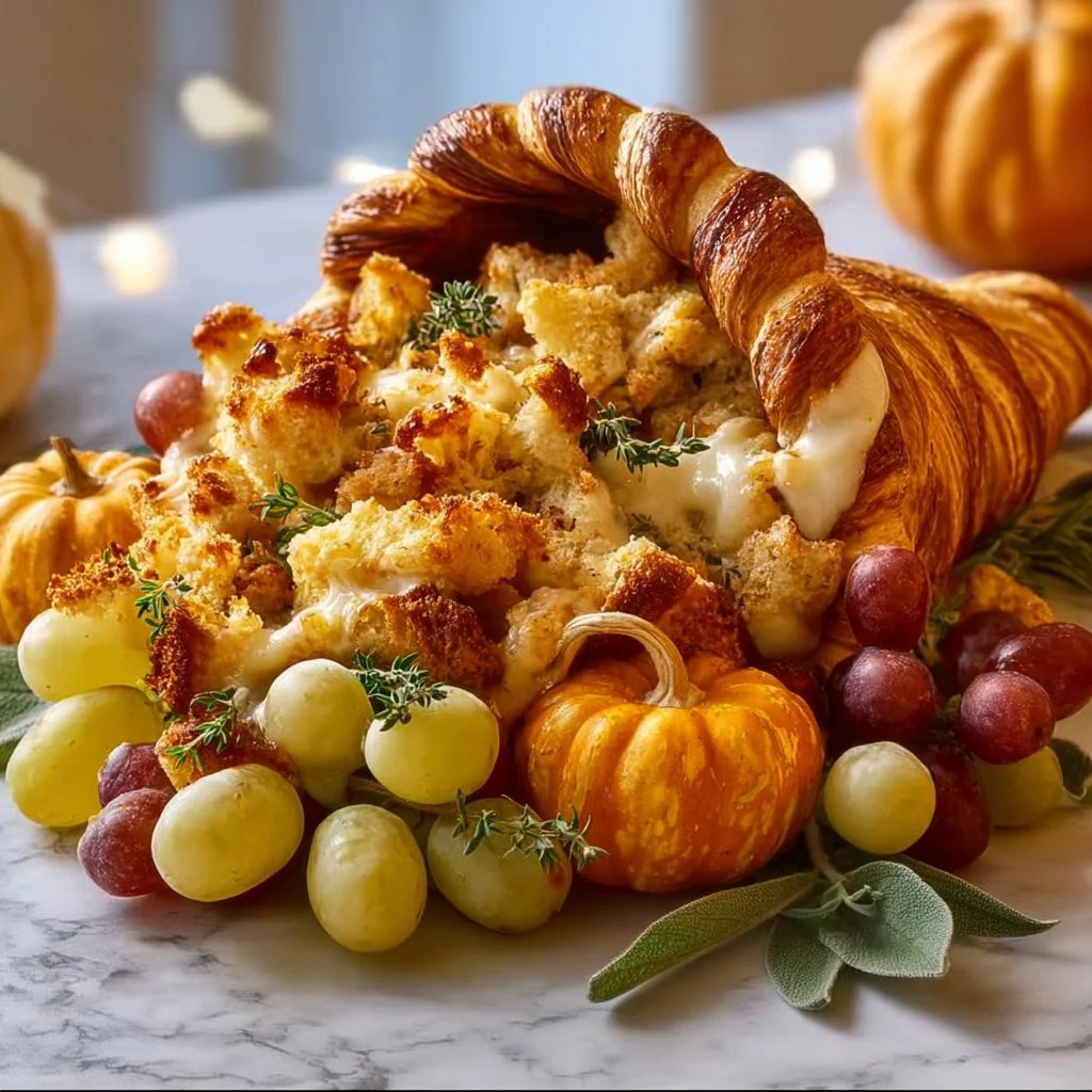 Thanksgiving Cornucopia Centerpiece 4 Thanksgiving Cornucopia Centerpiece