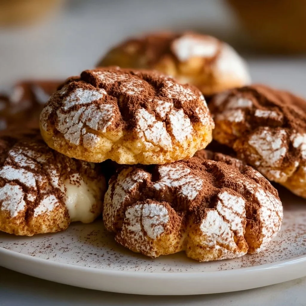 Tiramisu Crinkle Cookies 4 Tiramisu Crinkle Cookies
